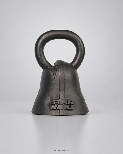 DARTH VADER Matte Black Kettlebell 60lbs