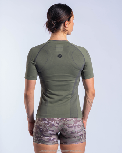 U.S. Army SX-012: WOMENS PT COMPRESSION - Army Green