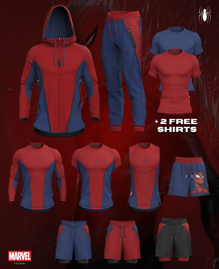 SPIDER-MAN Ultimate Collectors Bundle w/2 Free Shirts