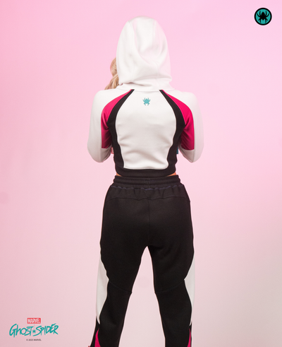 GHOST-SPIDER Performance Cropped Pullover Hoodie